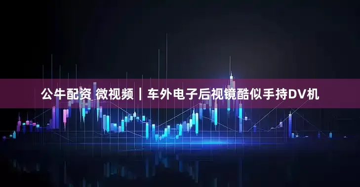 公牛配资 微视频｜车外电子后视镜酷似手持DV机
